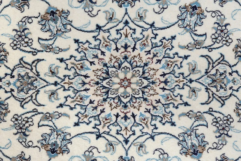 Nain 12La · Handgeknüpft – Beige, 193x143 cm