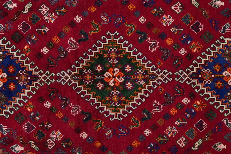 Gashgai · Handgeknüpft – Rot, 261x165 cm