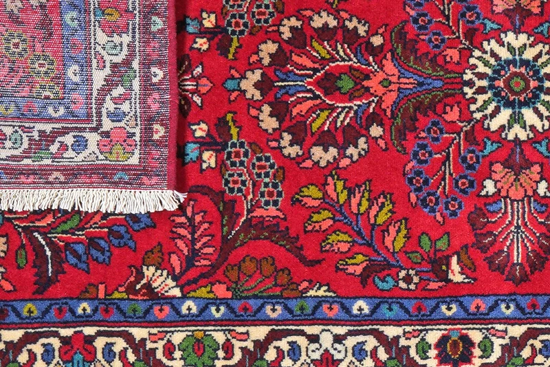Mehreban · Handgeknüpft – Rot, 295x77 cm