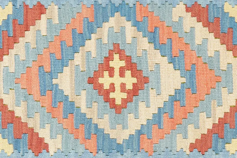 Kelim Gashgai · Handgewebt – Blau, 200x86 cm
