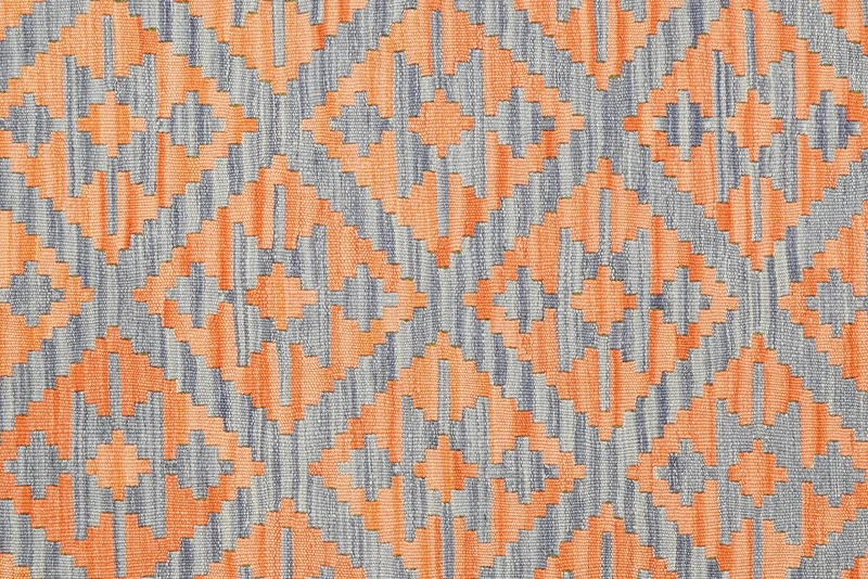Kelim Gashgai · Handgewebt – Blau, 188x119 cm