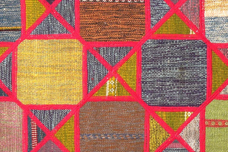 Kelim Tekkeh · Handgewebt – Bunt, 200x150 cm