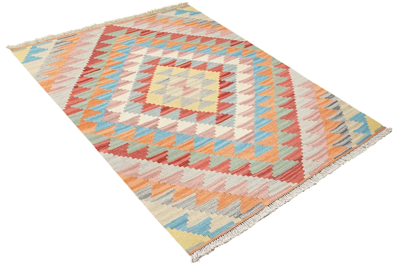 Kelim Gashgai · Handgewebt – Bunt, 145x105 cm