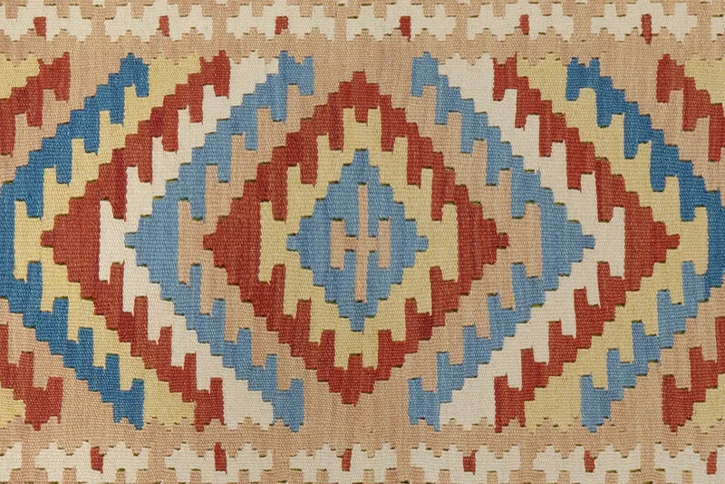 Kelim Gashgai · Handgewebt – Bunt, 195x85 cm