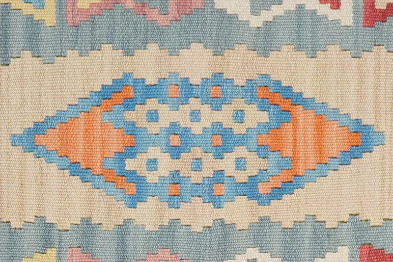 Kelim Gashgai · Handgewebt – Bunt, 196x62 cm