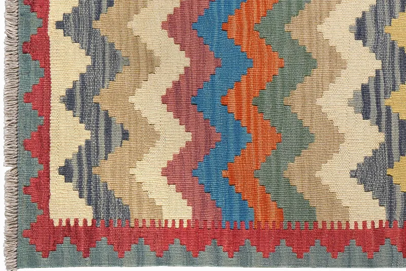 Kelim Gashgai · Handgewebt – Bunt, 154x103 cm