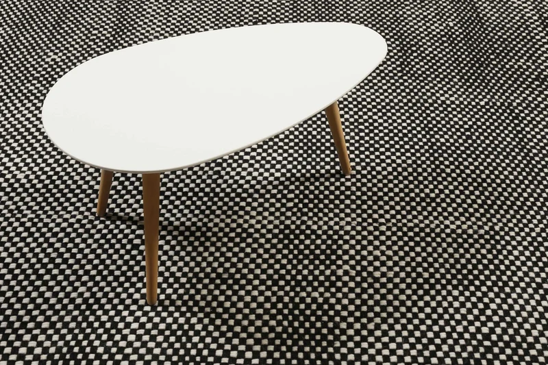 Esprit Handwebteppich Schwarz aus Wolle "Casa"