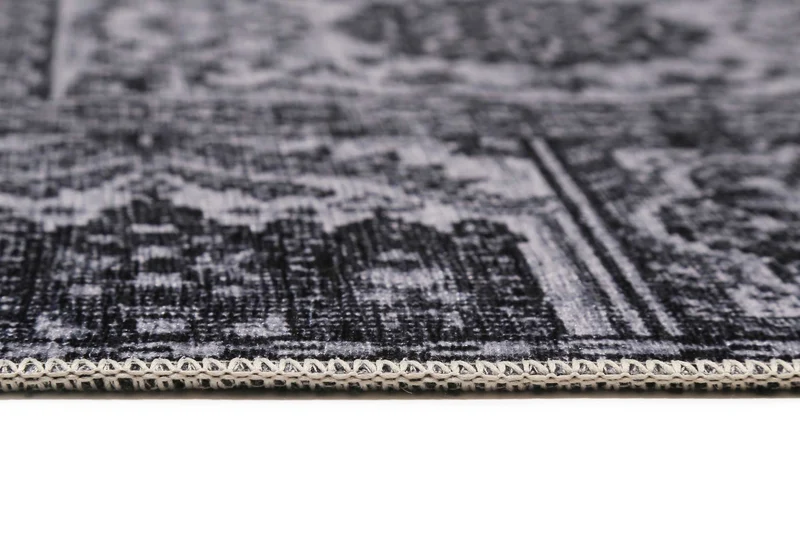 Vintage Teppich Grau Anthrazit Kurzflor "Fresh Bachtiar" WECONhome