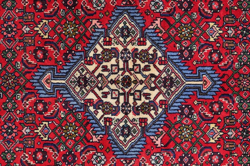 Assadabad · Handgeknüpft – Rot, 207x133 cm