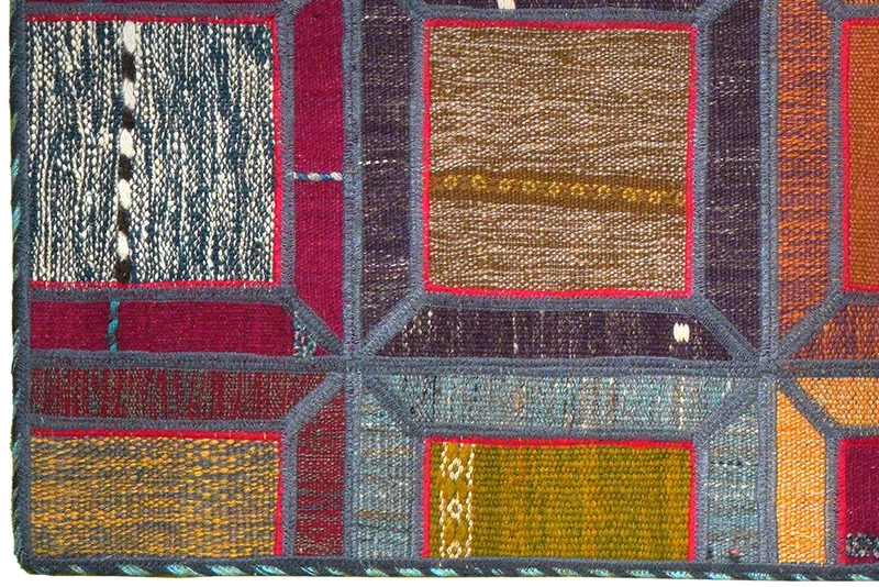 Kelim Tekkeh · Handgewebt – Bunt, 200x150 cm