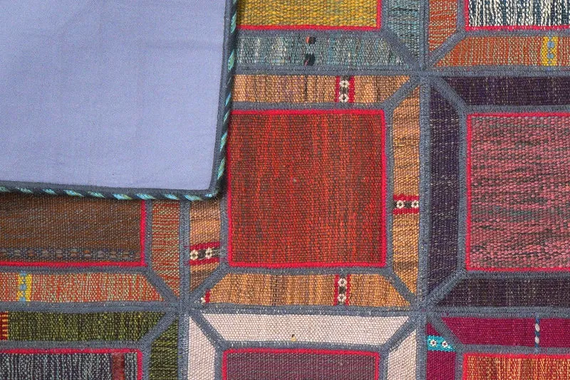 Kelim Tekkeh · Handgewebt – Bunt, 200x150 cm