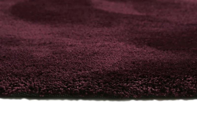Esprit Teppich Bordeaux Rot Hochflor "Relaxx"