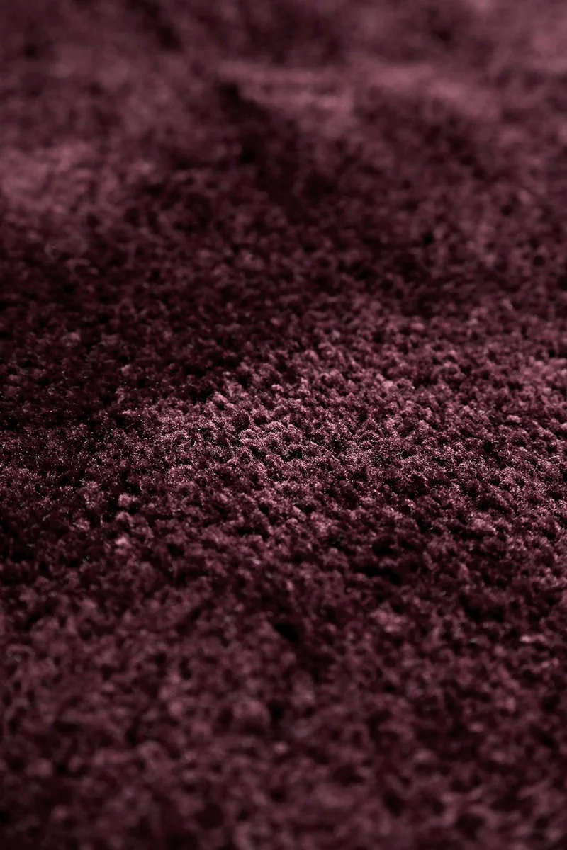 Esprit Teppich Bordeaux Rot Hochflor "Relaxx"