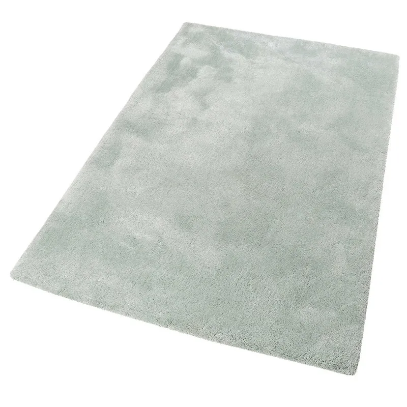 Esprit Teppich Hellgrau Grün Hochflor "Relaxx"
