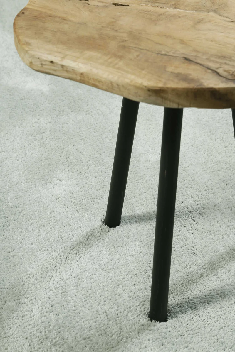 Esprit Teppich Hellgrau Grün Hochflor "Relaxx"