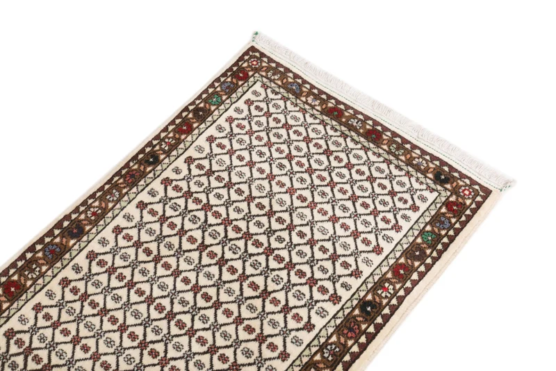 Läufer Perser - Täbriz - 67 x 190 cm - hellbeige