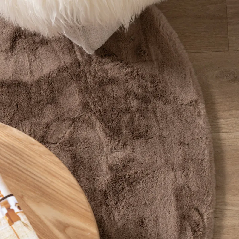 Hochflor Teppich Oval - Comfy Supreme Taupe