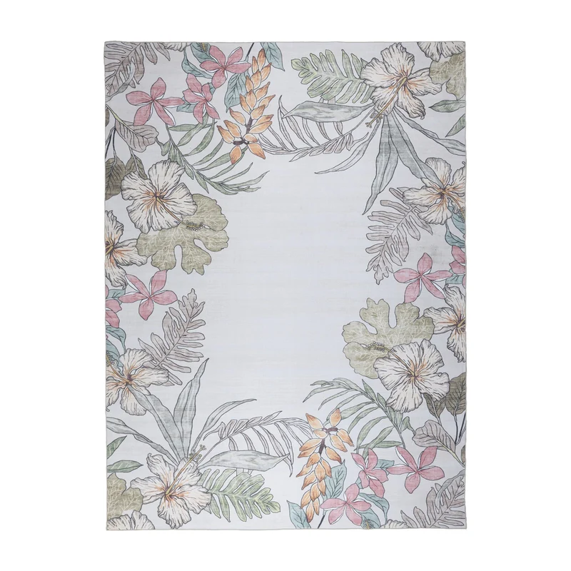 Outdoor Teppich Blumen - Poppy Creme