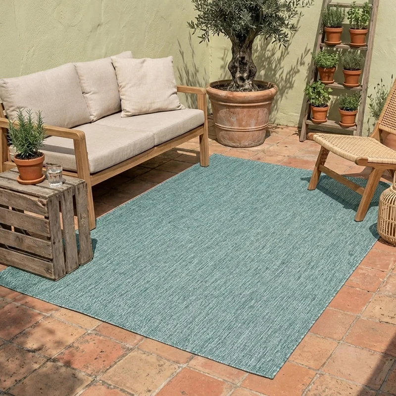 In- & Outdoor Teppich - Costa Türkis