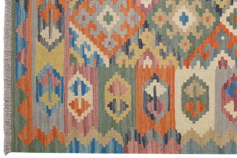 Kelim Gashgai · Handgewebt – Bunt, 170x121 cm