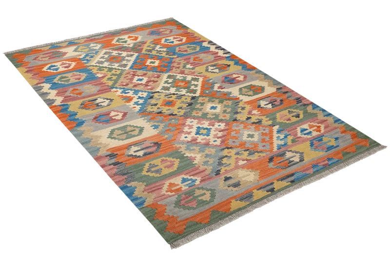 Kelim Gashgai · Handgewebt – Bunt, 170x121 cm