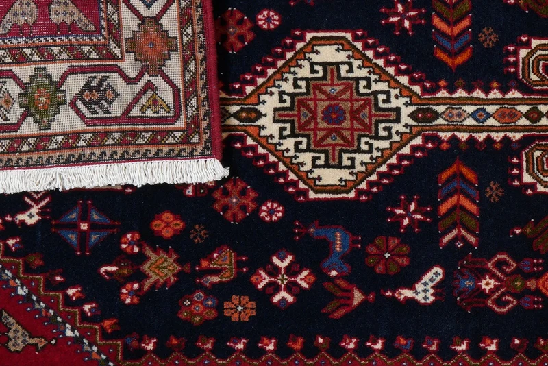 Nasrabad · Handgeknüpft – Blau, 200x81 cm