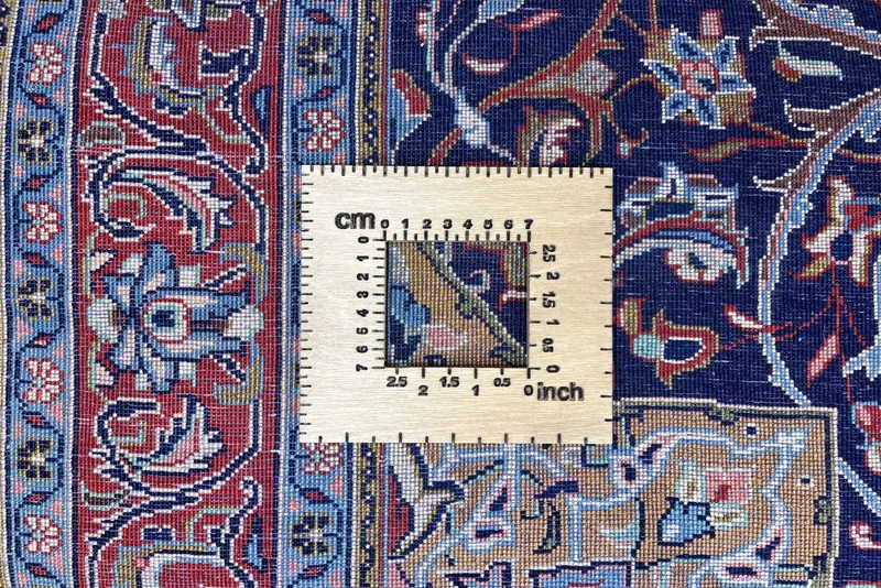 Mahal · Handgeknüpft – Blau, 214x133 cm
