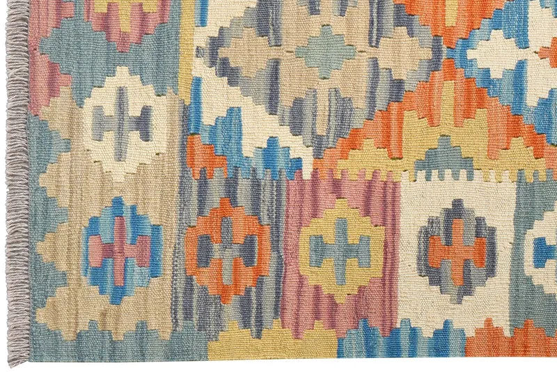 Kelim Gashgai · Handgewebt – Bunt, 151x102 cm