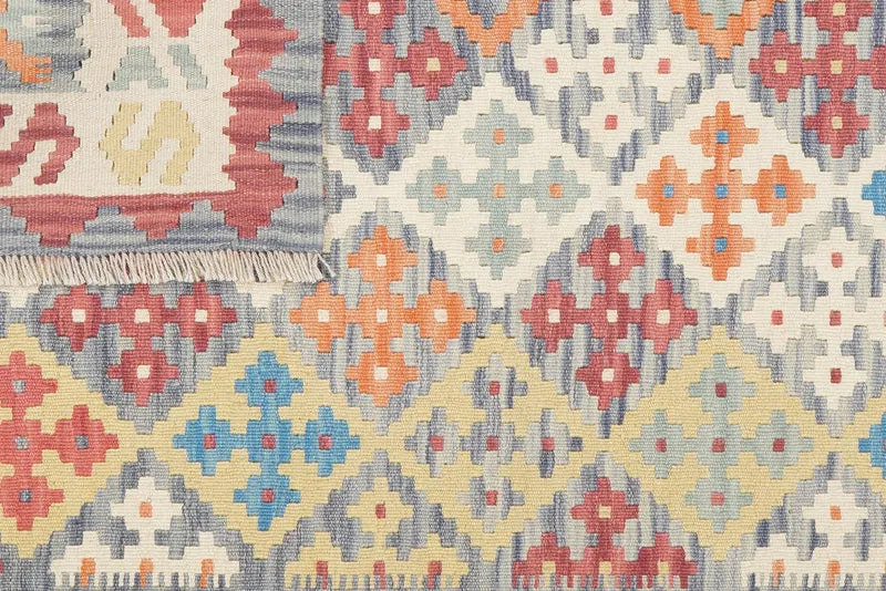 Kelim Gashgai · Handgewebt – Blau, 171x126 cm