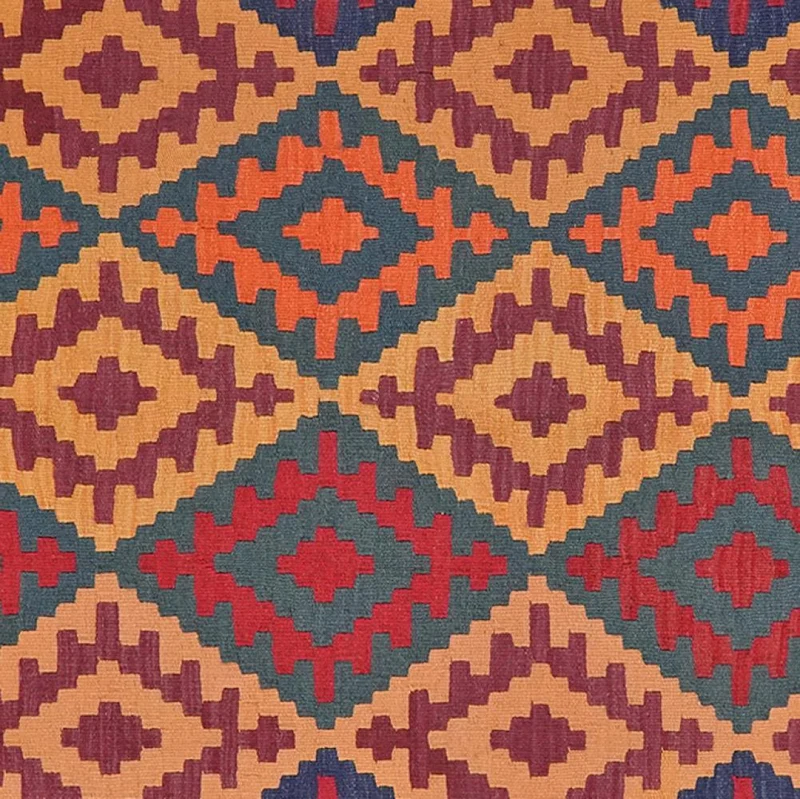Kelim Gashgai · Handgewebt – Bunt, 177x130 cm