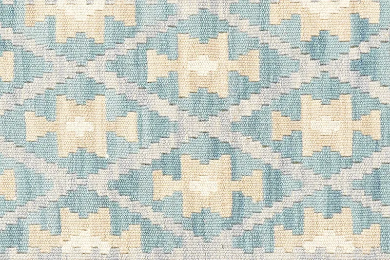Kelim Gashgai · Handgewebt – Blau, 235x66 cm