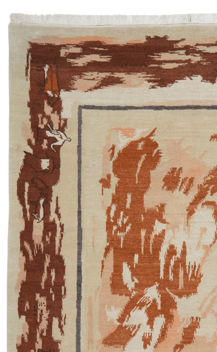 Nepal · Handgeknüpft – Beige, 290x210 cm