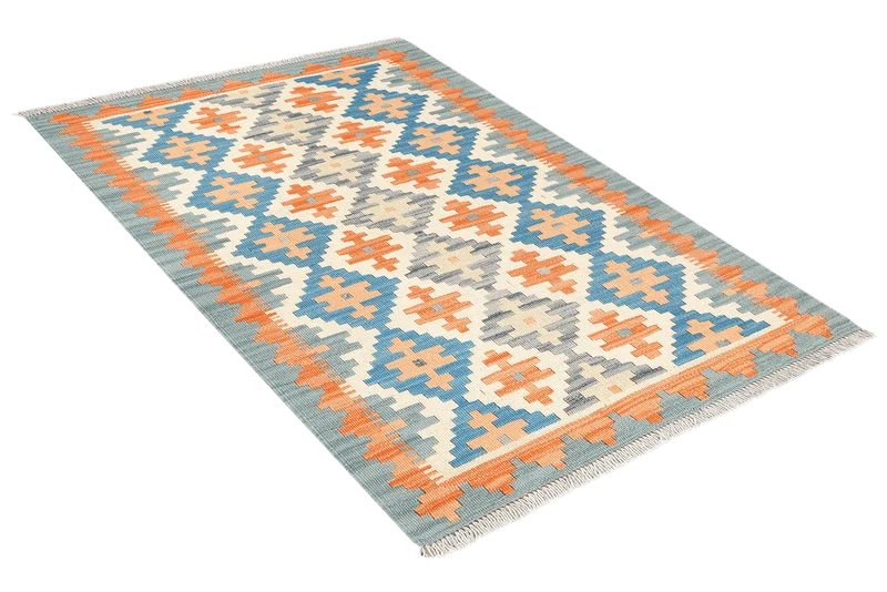 Kelim Gashgai · Handgewebt – Beige, 127x85 cm