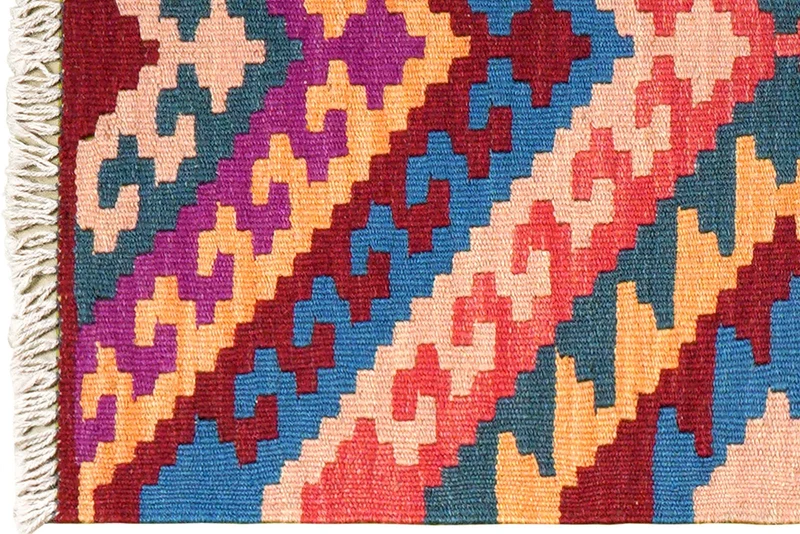 Kelim Gashgai · Handgewebt – Bunt, 94x61 cm