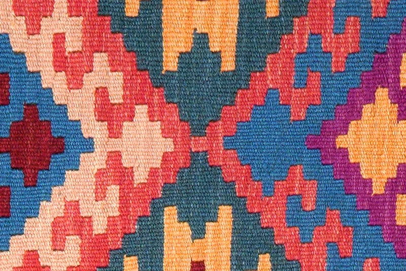 Kelim Gashgai · Handgewebt – Bunt, 94x61 cm