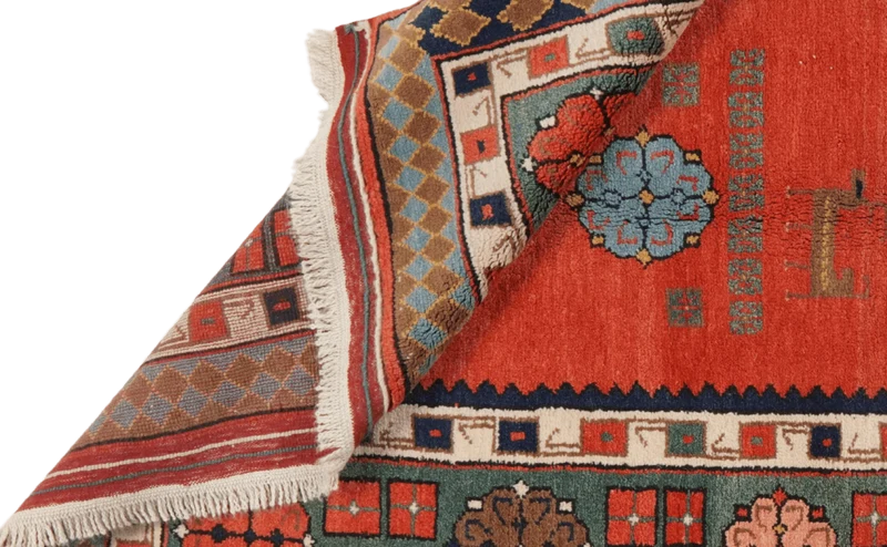 Nepal · Handgeknüpft – Rot, 205x130 cm