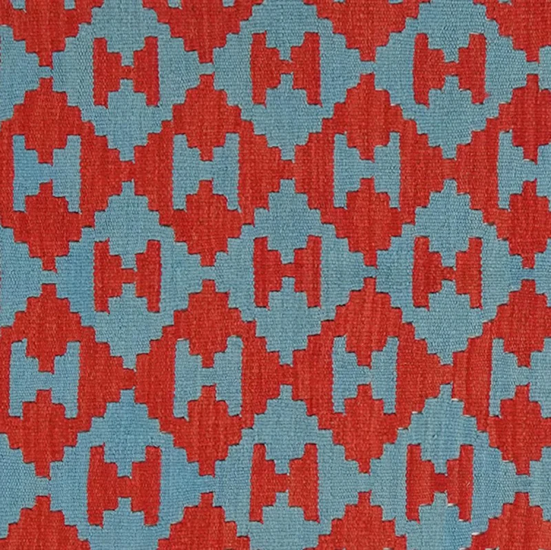 Kelim Gashgai · Handgewebt – Blau, 178x117 cm