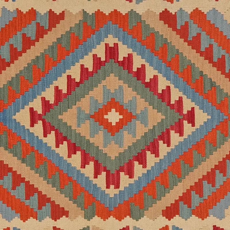 Kelim Gashgai · Handgewebt – Bunt, 178x125 cm