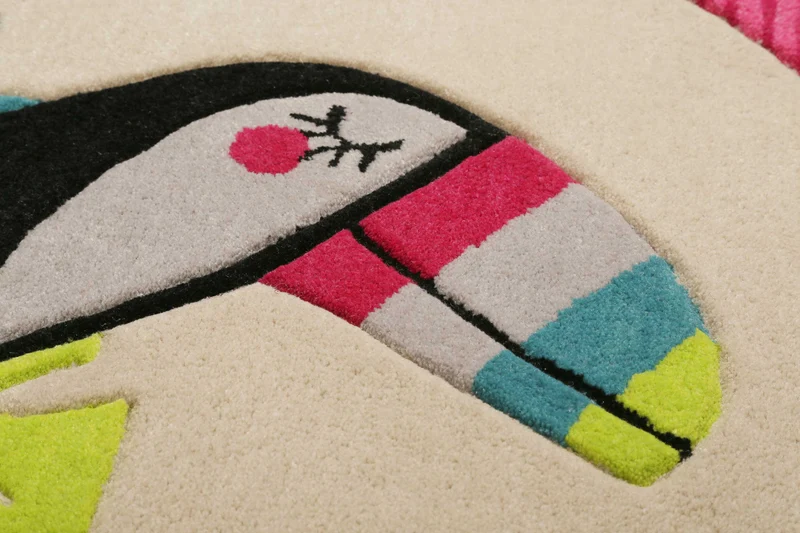 Esprit Kinderteppich Beige Pink "E-Toucan"