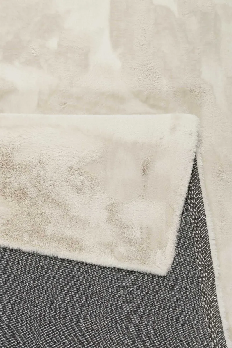 Esprit Teppich Creme Beige und sehr flauschig Hochflor "Alice"