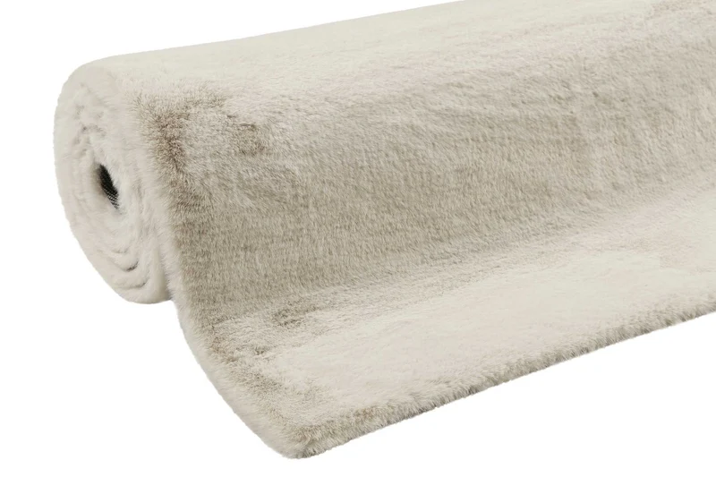 Esprit Teppich Creme Beige und sehr flauschig Hochflor "Alice"