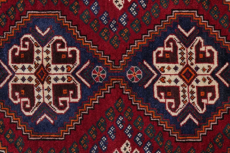 Gashgai · Handgeknüpft – Rot, 153x104 cm