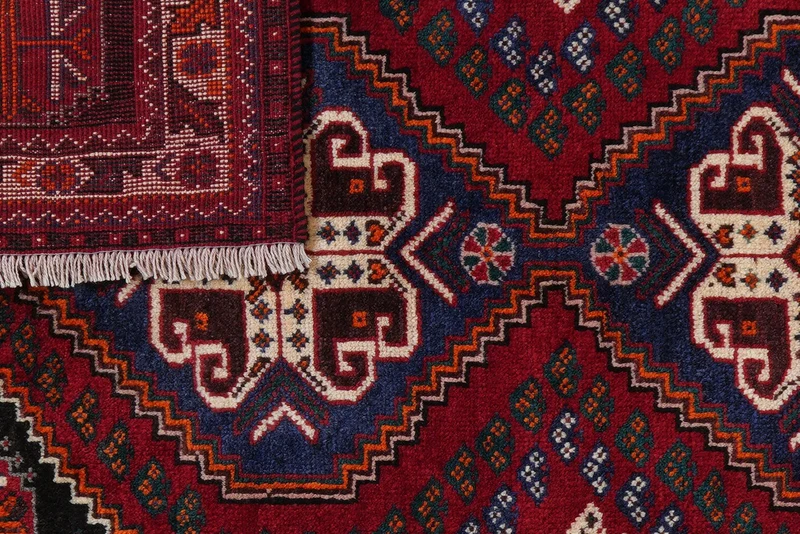 Gashgai · Handgeknüpft – Rot, 153x104 cm