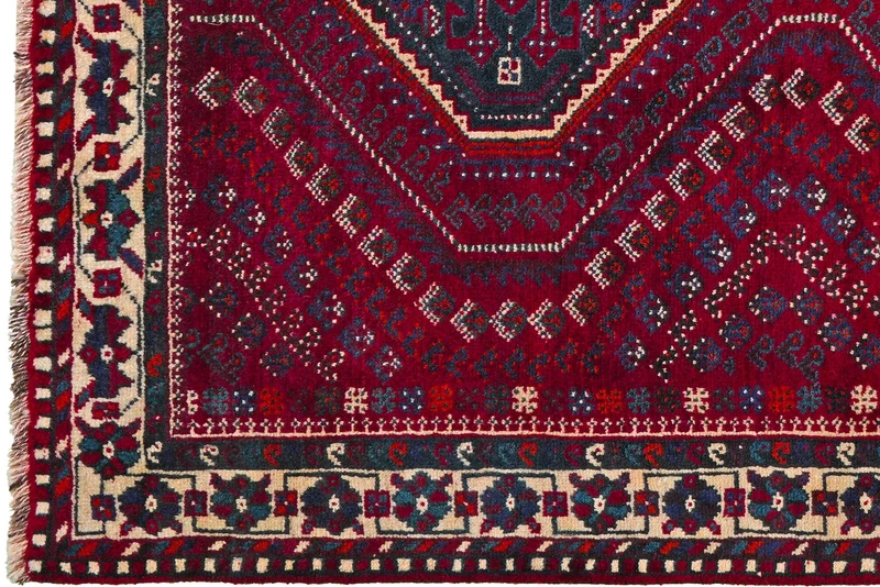 Gashgai · Handgeknüpft – Rot, 205x164 cm