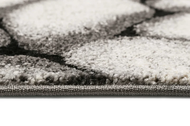 Teppich Grau Anthrazit Kurzflor "Stony Island" WECONhome