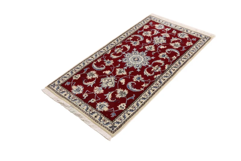 Perserteppich - Nain - 70 x 137 cm - rot