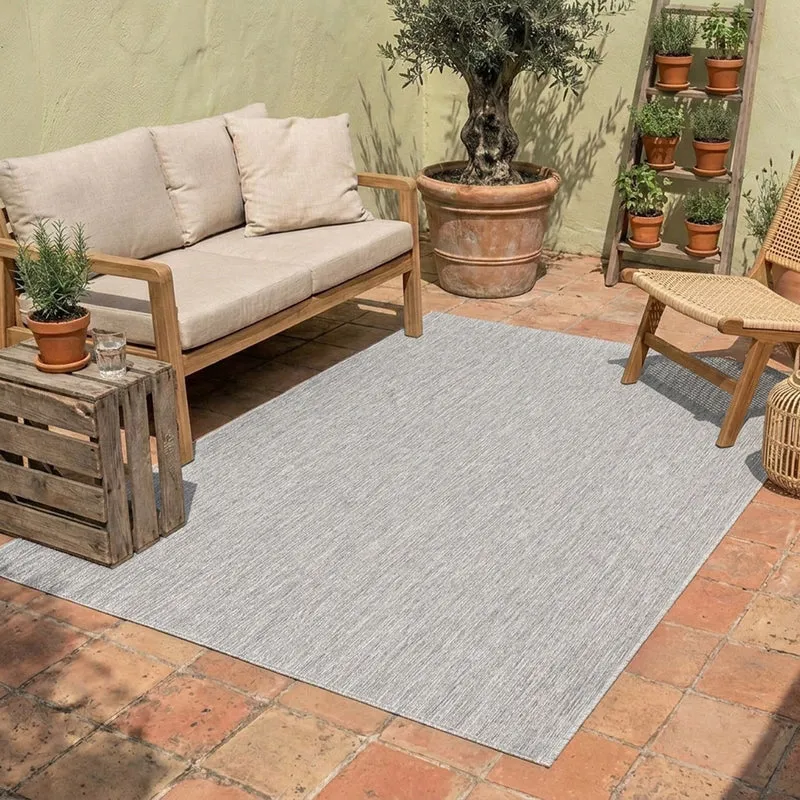In- & Outdoor Teppich - Costa Dunkelgrau