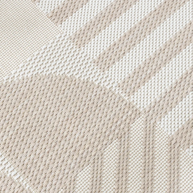 Outdoor Teppich - Capri Lines Beige Creme
