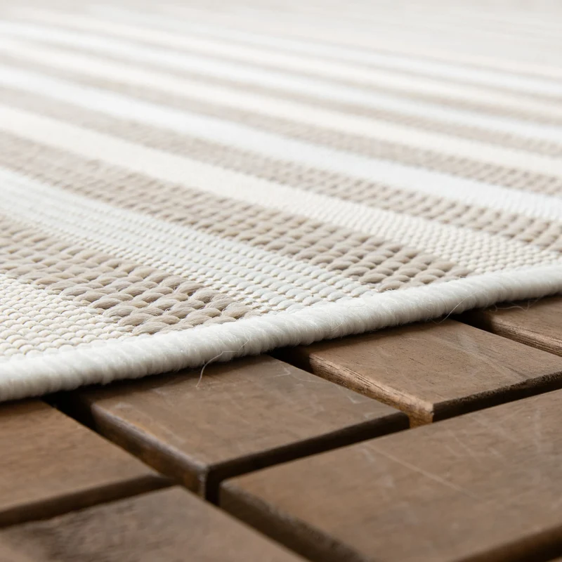 Outdoor Teppich - Capri Curves Beige Creme