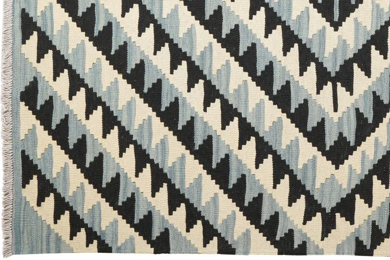 Kelim Gashgai · Handgewebt – Beige, 198x160 cm
